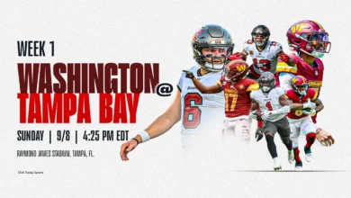 Washington Commanders vs. Tampa Bay Buccaneers Match Player Stats