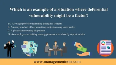 Which Is An Example Of A Situation Where Deferential Vulnerability Might Be A Factor?
